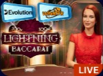Lightning Baccarat live casino